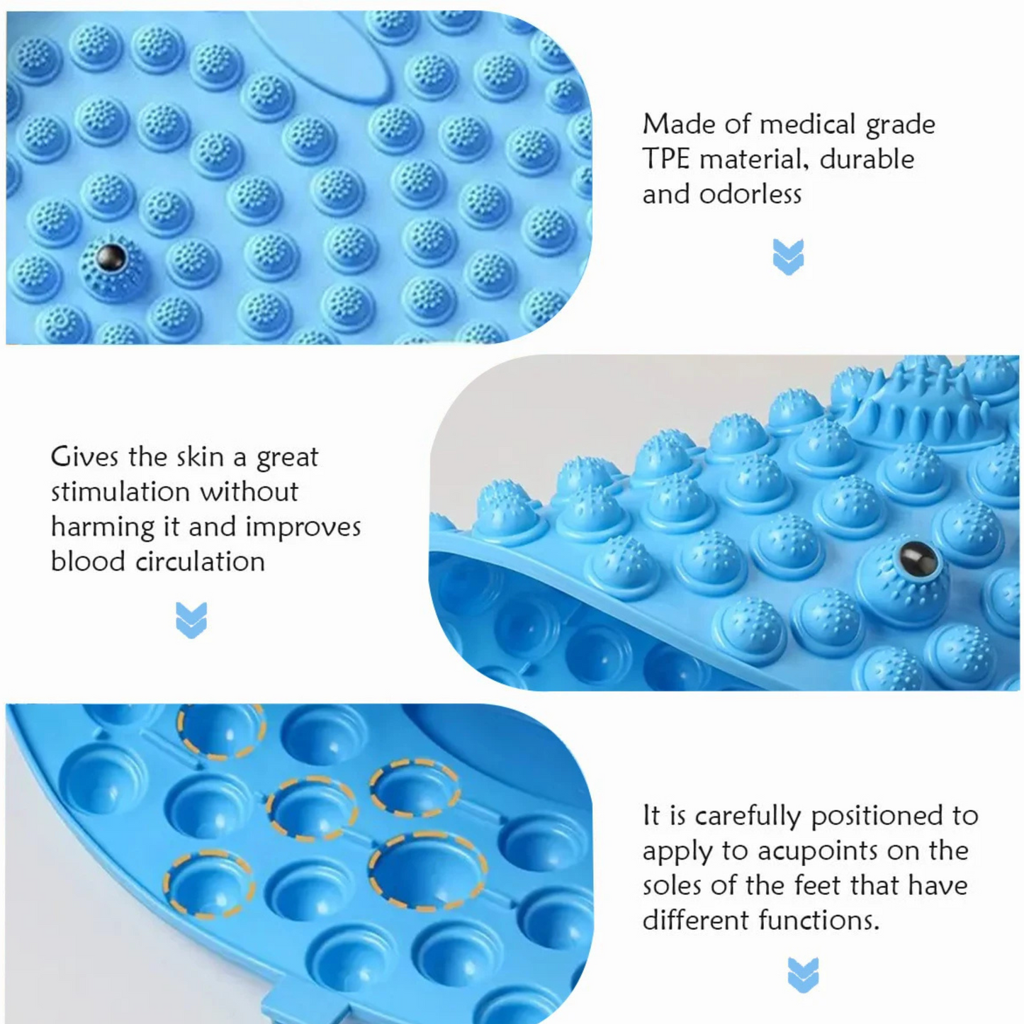 Revitalux™ Fingerpressure Board Foot Massage Pad