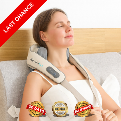 Revitalux™ 26W Brushless Motor Neck And Shoulder Massager